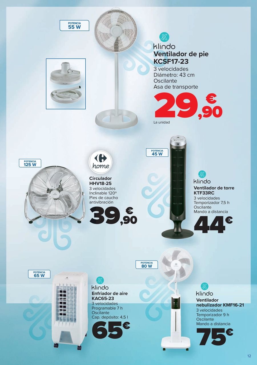 Ofertas de Carrefour España de 29 abril a 19 mayo 2025 Ofeertas AIRE ACONDICIONADO - VENTILACIÓN
