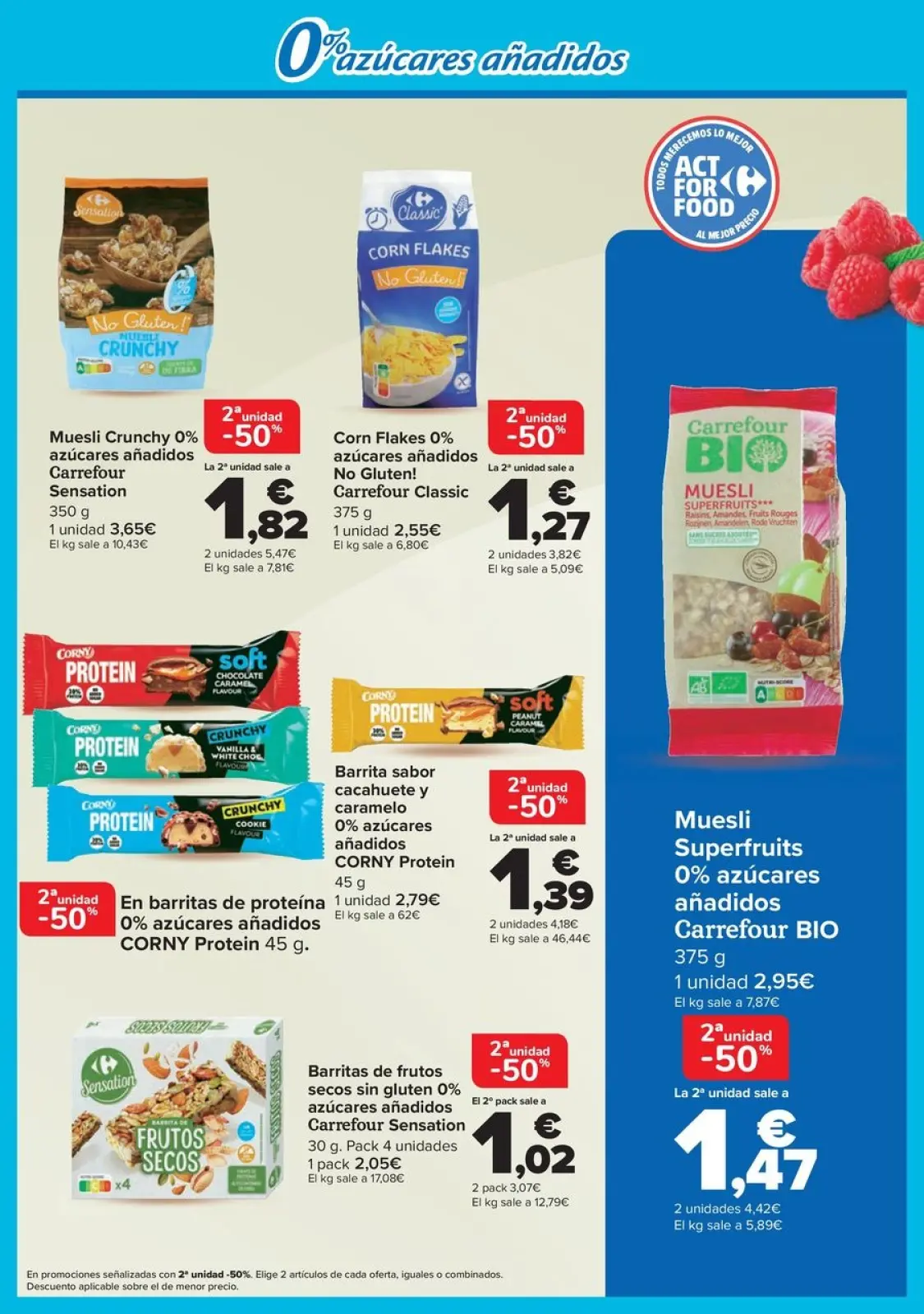 Página 3 en Ofeertas SIN AZUCARES AÑADIDOS en Carrefour España