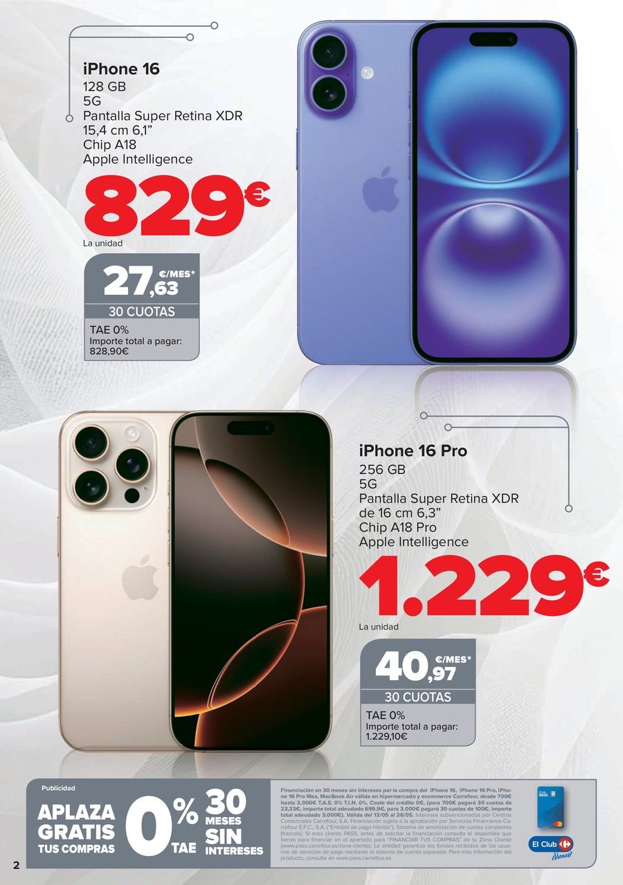 Carrefour Spain Offers from 13 to 26 May 2025 Offers TECHNOLOGY