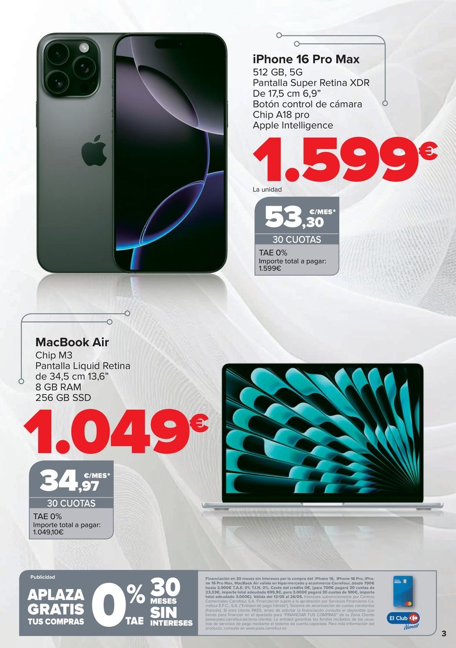 Carrefour Spain Offers from 13 to 26 May 2025 Offers TECHNOLOGY