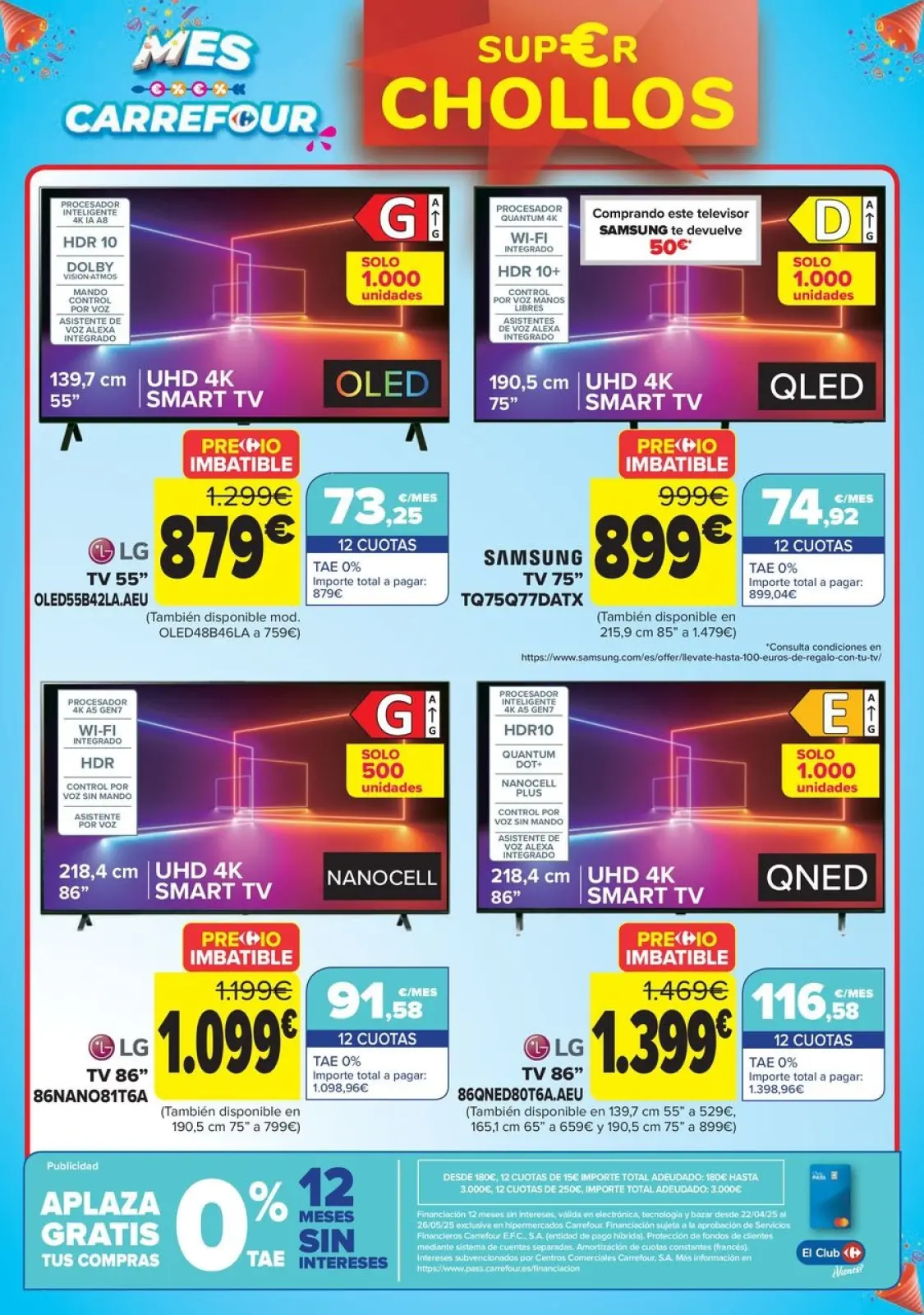 Página 6 en CHOLLOS NO ALIMENTACION en Carrefour España