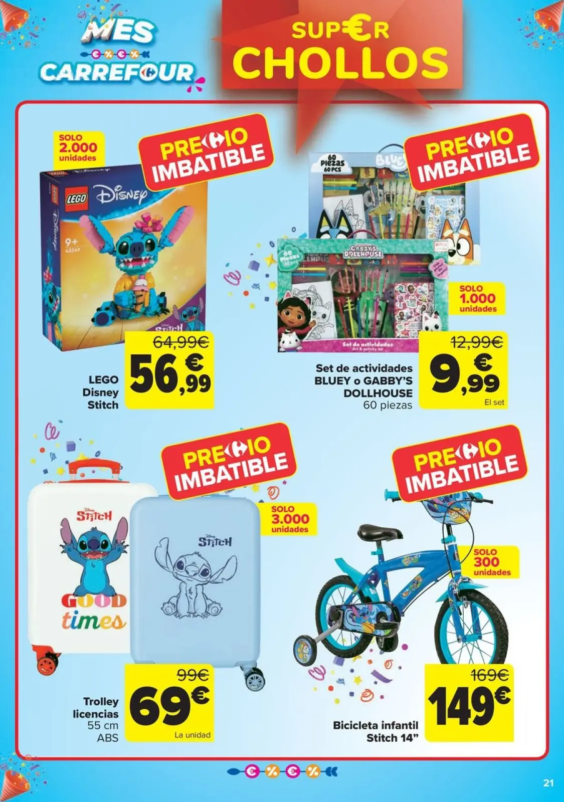 Página 21 en CHOLLOS NO ALIMENTACION en Carrefour España