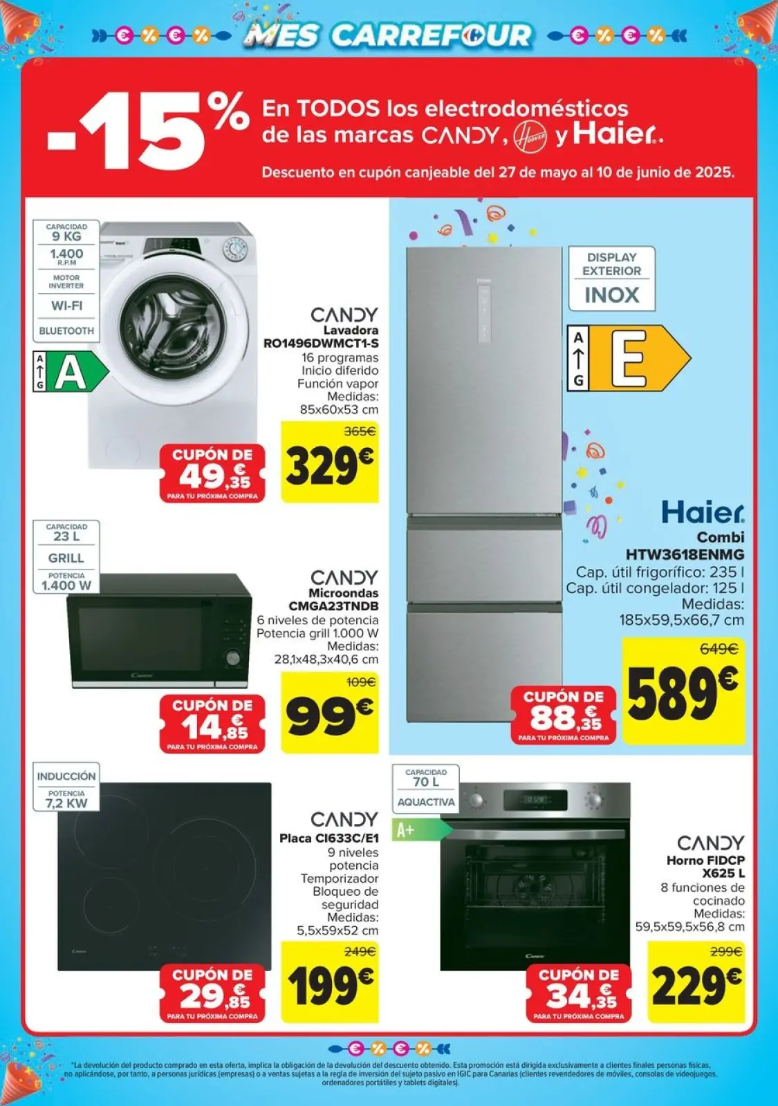 Página 13 en CHOLLOS NO ALIMENTACION en Carrefour España