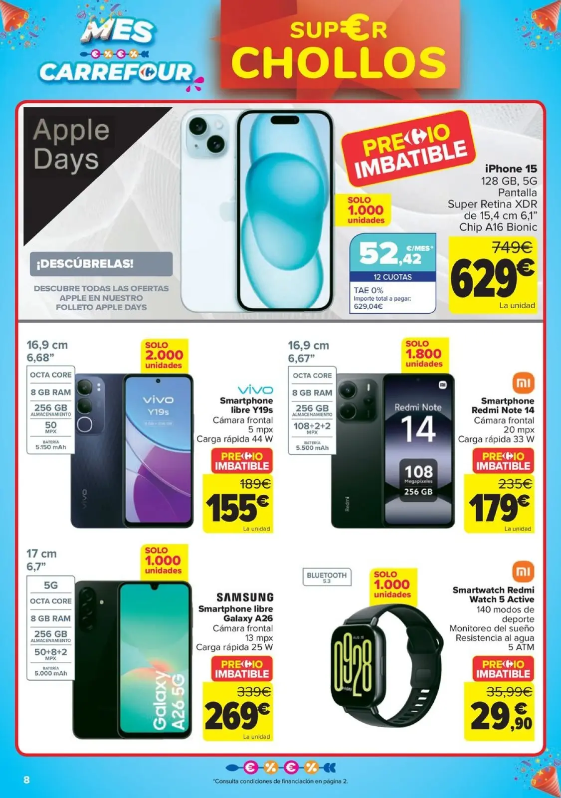 Página 8 en CHOLLOS NO ALIMENTACION en Carrefour España