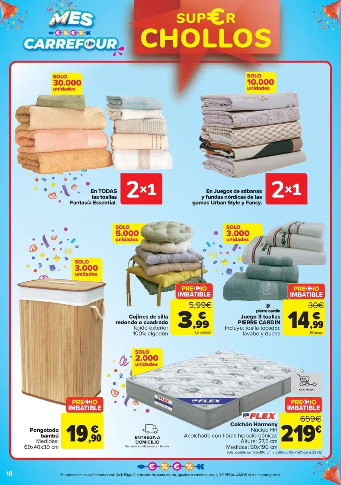 Página 18 en CHOLLOS NO ALIMENTACION en Carrefour España