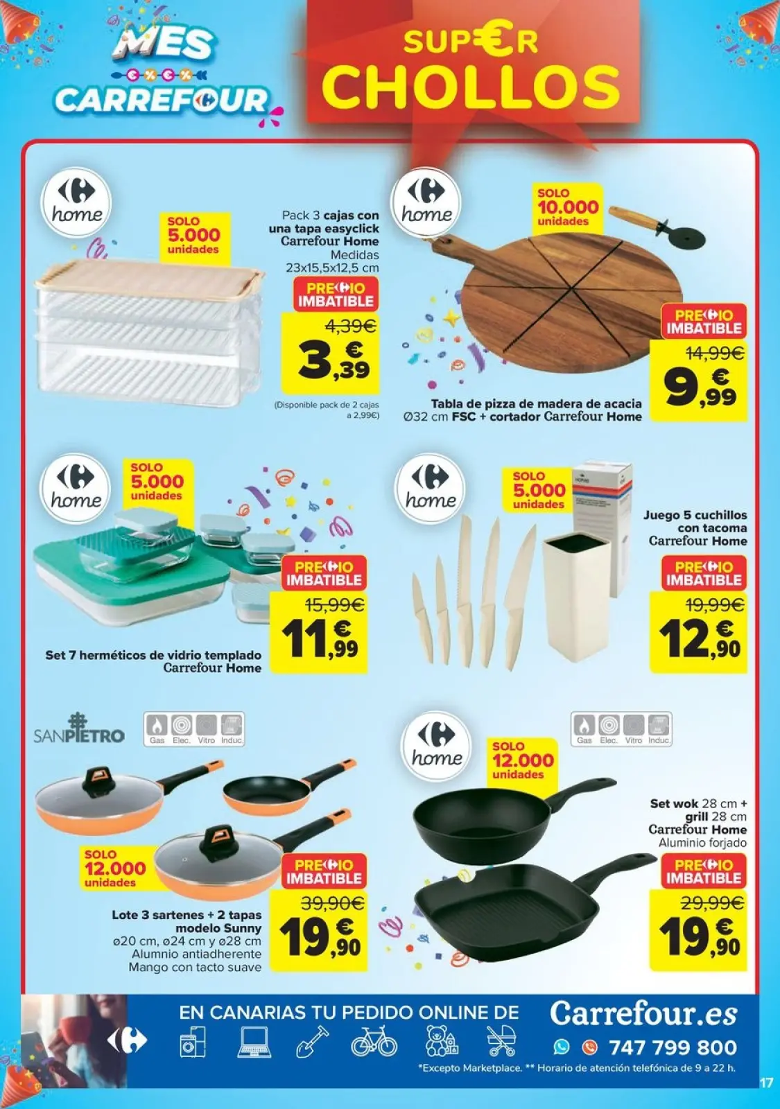 Página 17 en CHOLLOS NO ALIMENTACION en Carrefour España