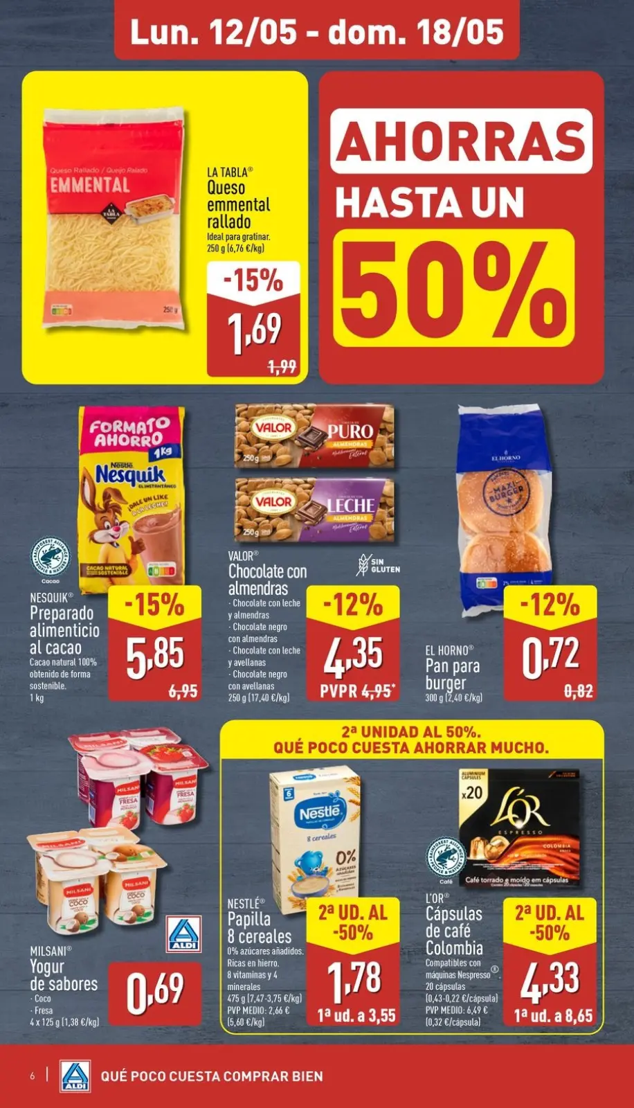 Página 6 en ¡Qué poco cuesta comprar bien en ALDI España