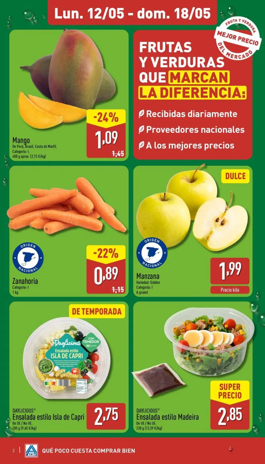 Página 2 en ¡Qué poco cuesta comprar bien en ALDI España