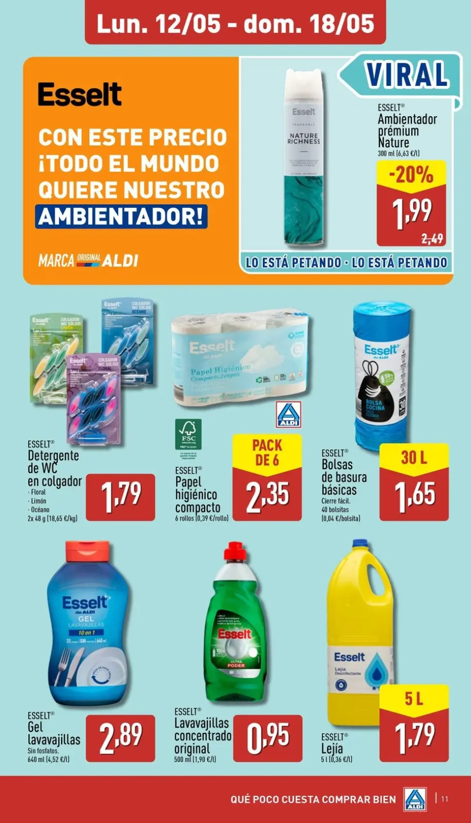 Página 11 en ¡Qué poco cuesta comprar bien en ALDI España