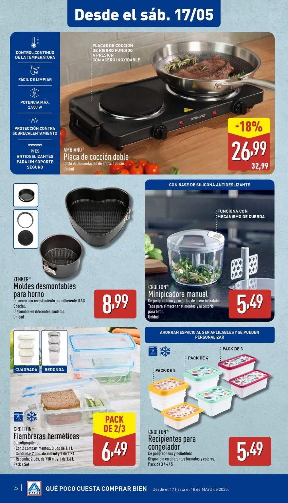 Página 22 en ¡Qué poco cuesta comprar bien en ALDI España