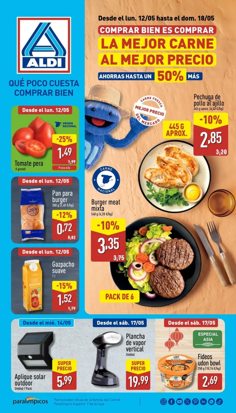 Página 1 en ¡Qué poco cuesta comprar bien en ALDI España