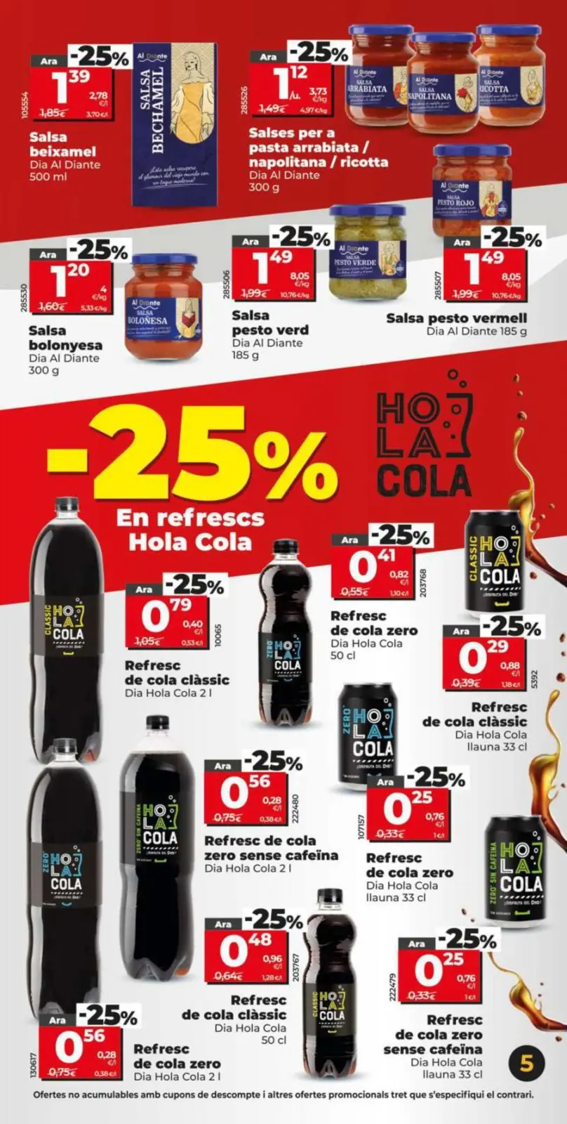 Page 5 dans Économies sur les bonnes affaires chez Dia Espagne