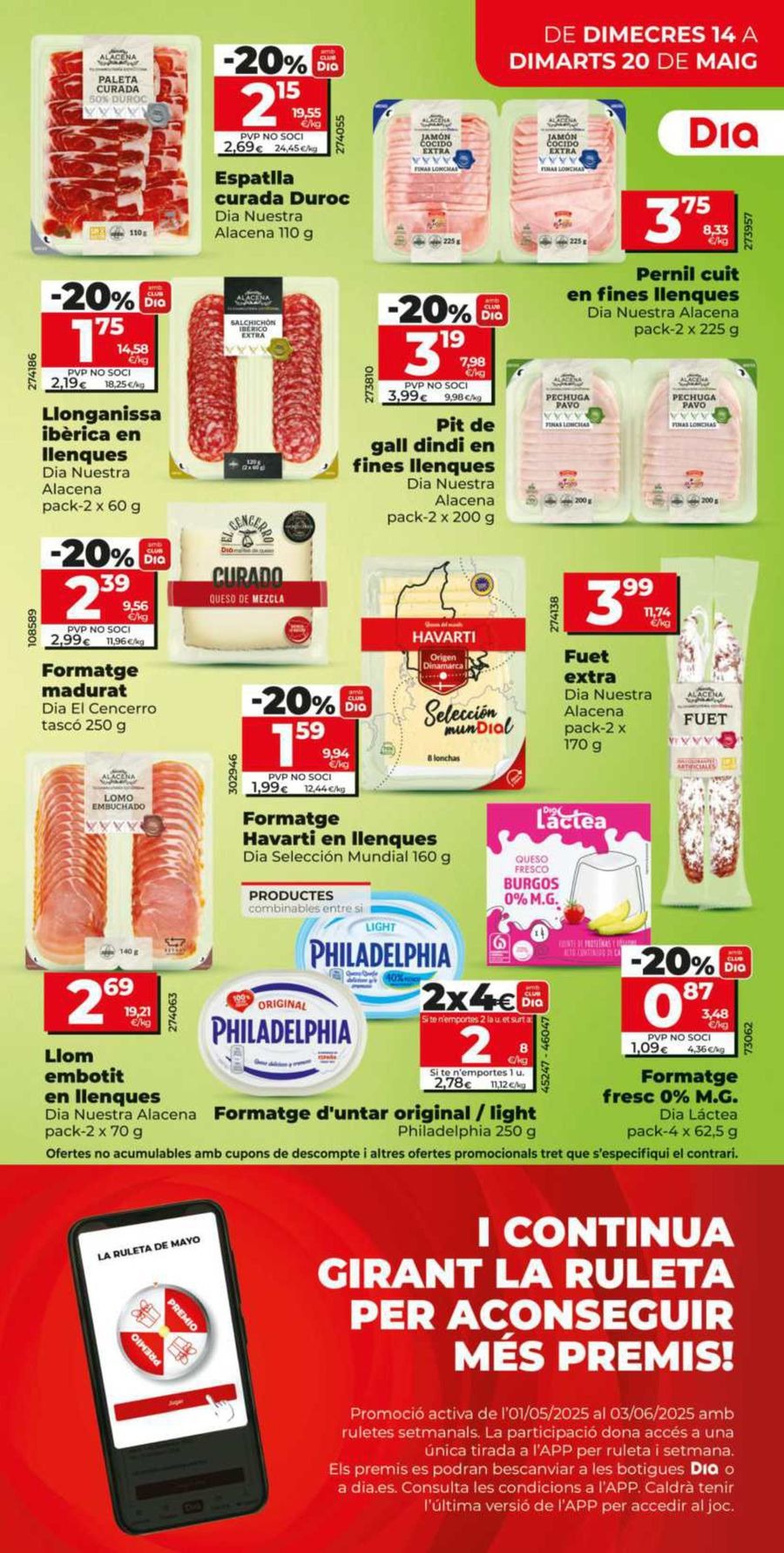 Ofertas de Dia España de 14 a 20 mayo 2025 Estalvi en Gran Ofertas