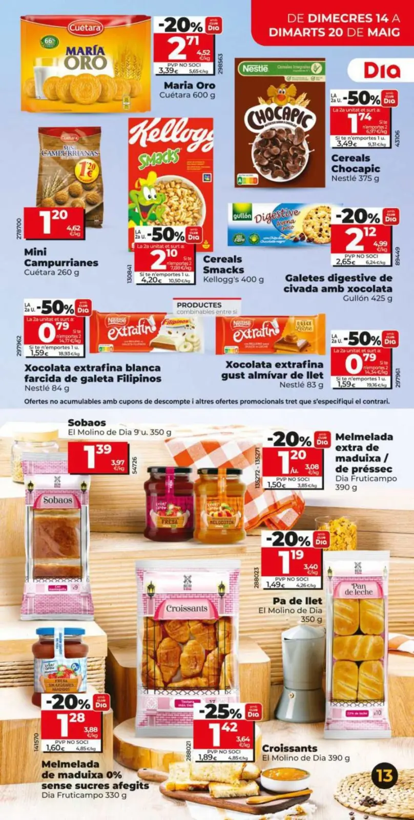 Page 13 dans Économies sur les bonnes affaires chez Dia Espagne