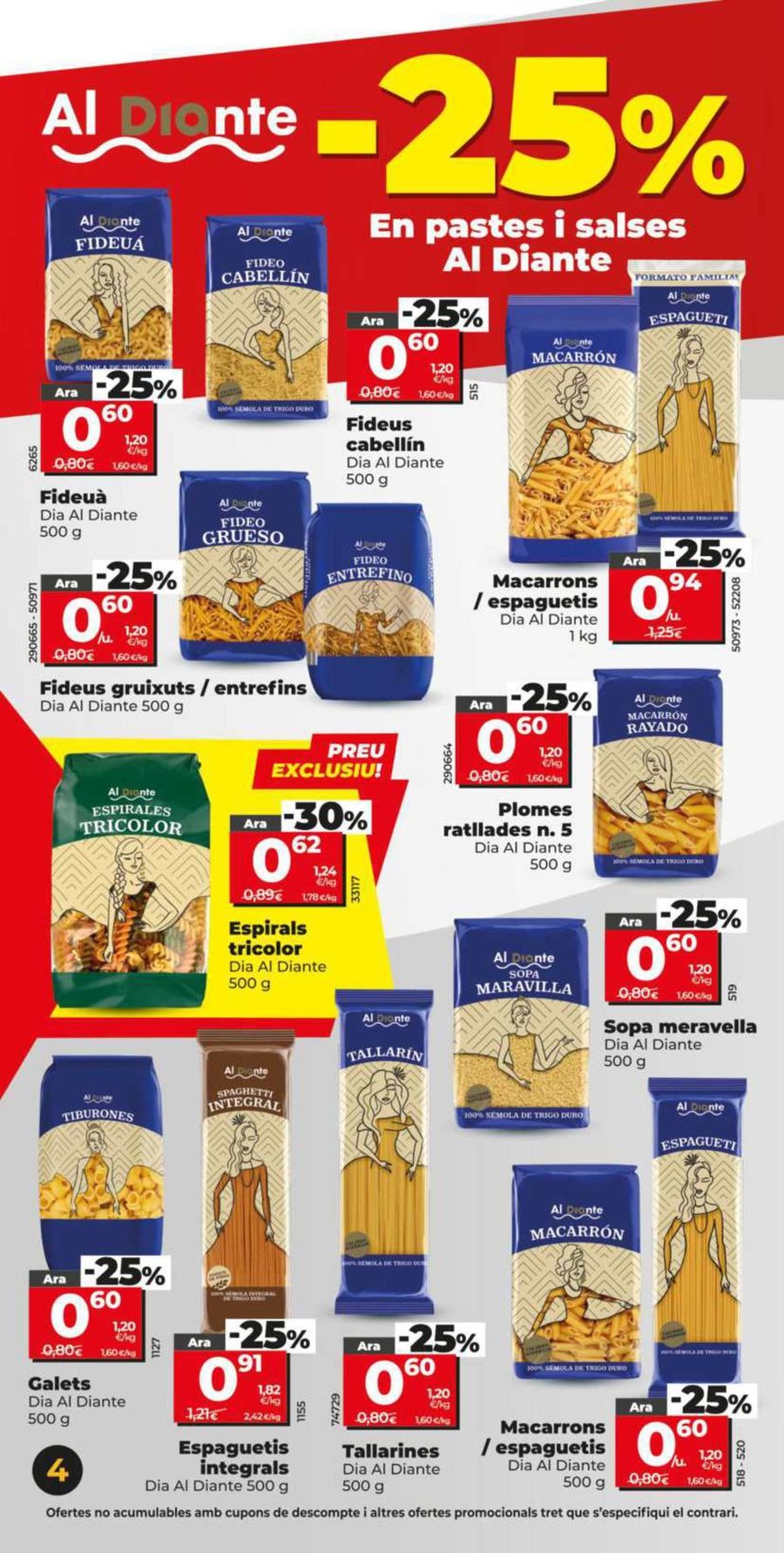 Ofertas de Dia España de 14 a 20 mayo 2025 Estalvi en Gran Ofertas