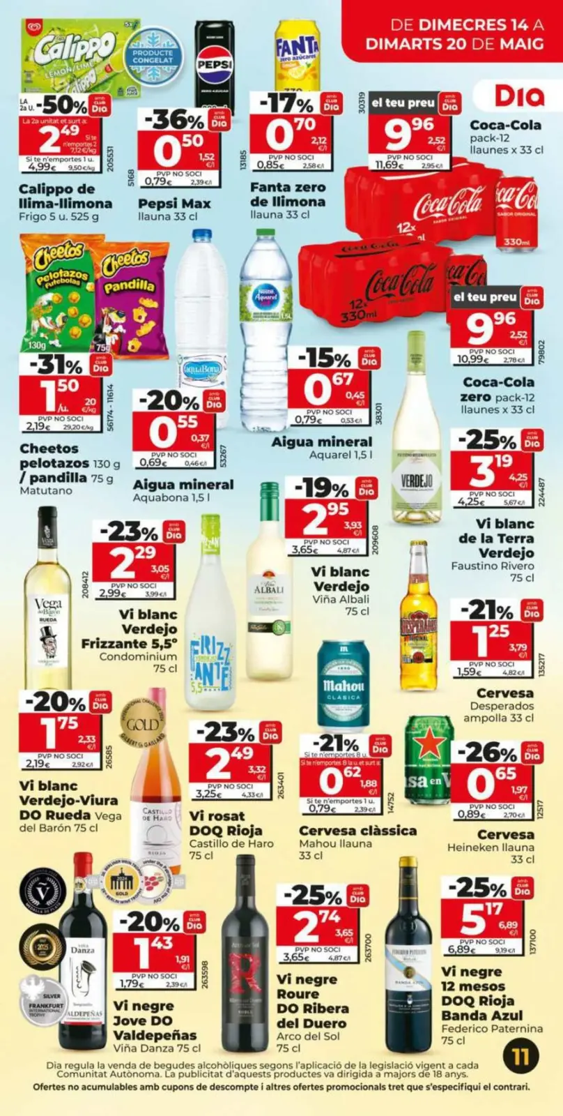 Page 11 dans Vos nouvelles offres chez Dia Espagne