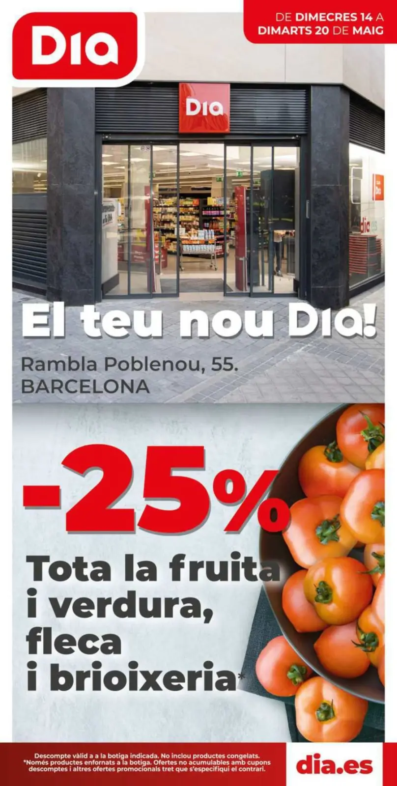 Page 1 dans Vos nouvelles offres chez Dia Espagne