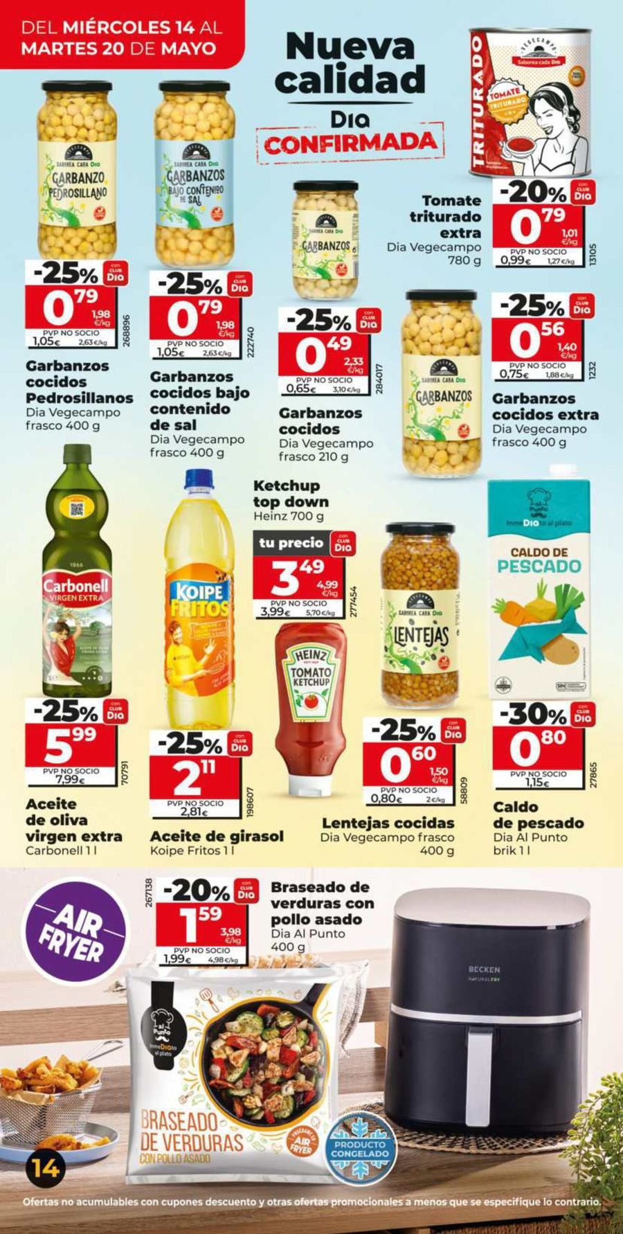 Ofertas de Dia España de 14 a 20 mayo 2025 Ahorro a lo grande Ofertas