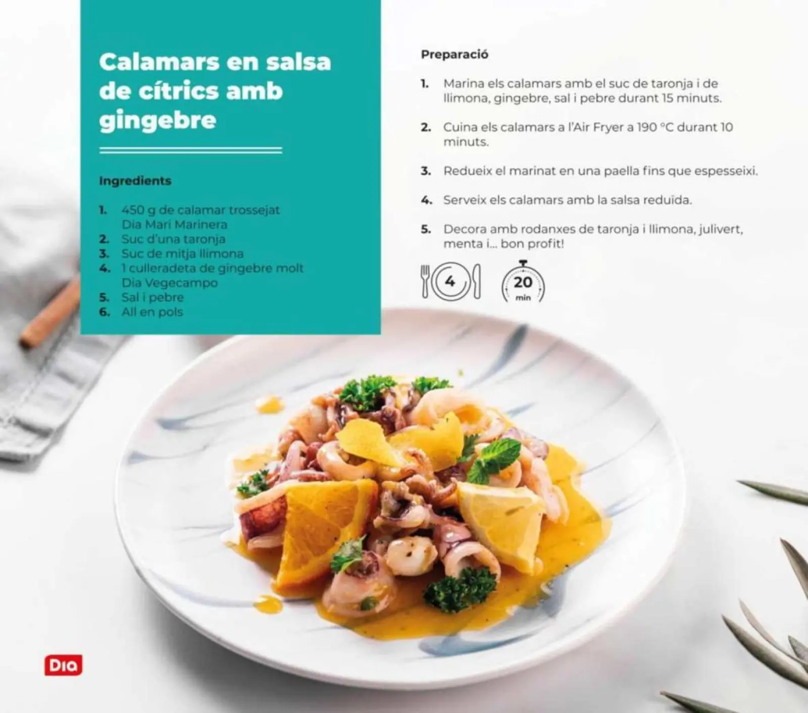 Page 32 dans Magazine Foodia : Édition friteuse à air chez Dia Espagne