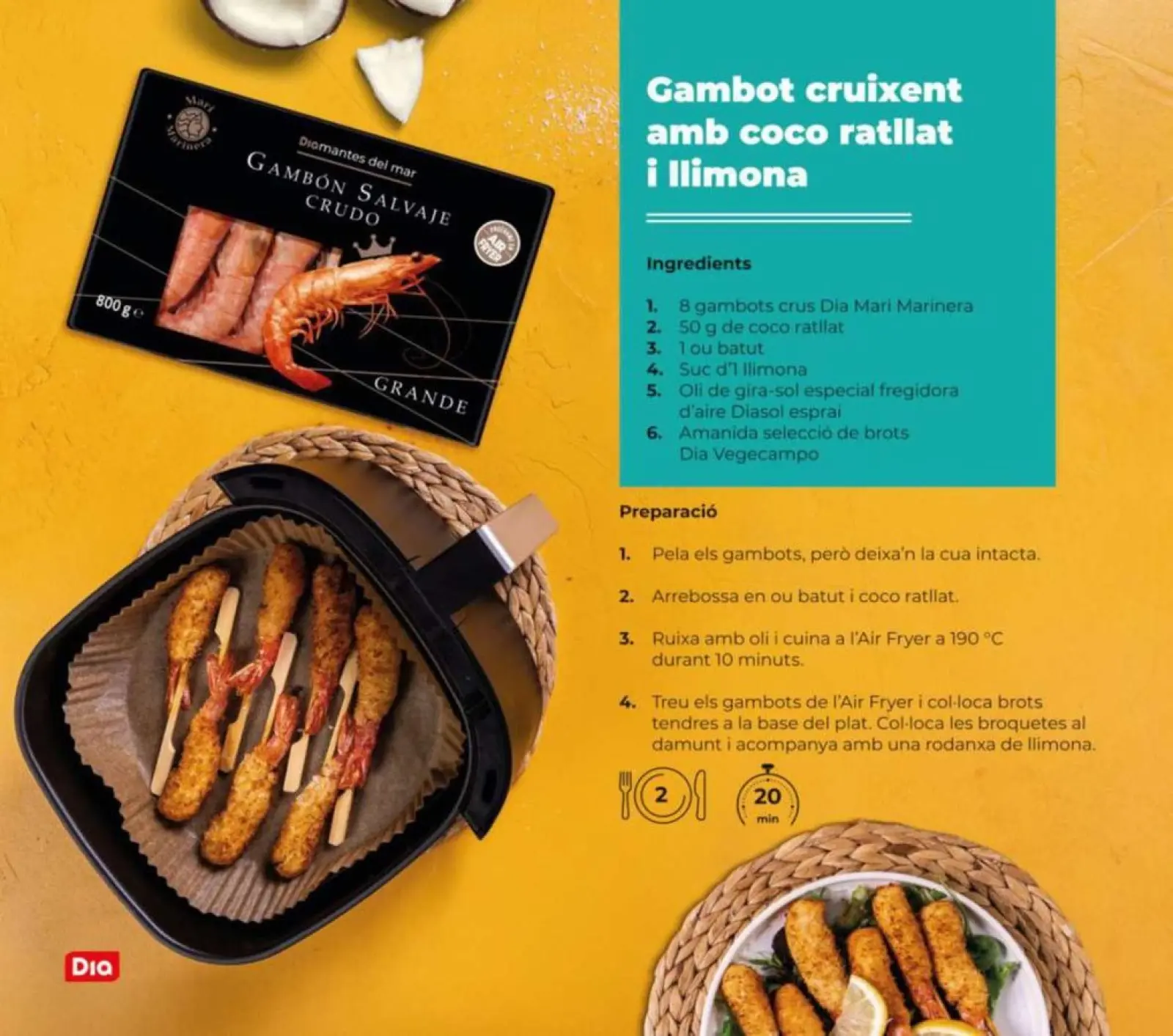 Page 40 dans Magazine Foodia : Édition friteuse à air chez Dia Espagne