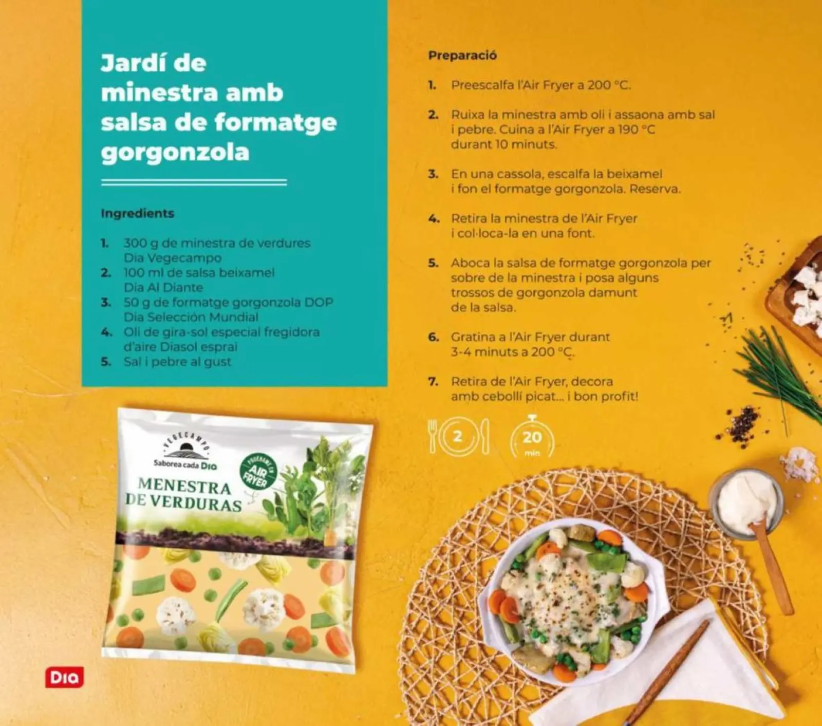 Page 2 dans Magazine Foodia : Édition friteuse à air chez Dia Espagne