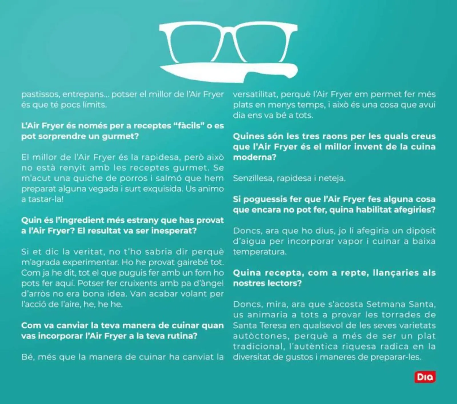 Page 25 dans Magazine Foodia : Édition friteuse à air chez Dia Espagne