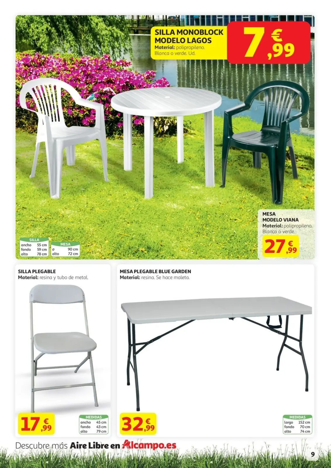 Página 9 en Aire lliure Ofertas en Alcampo España