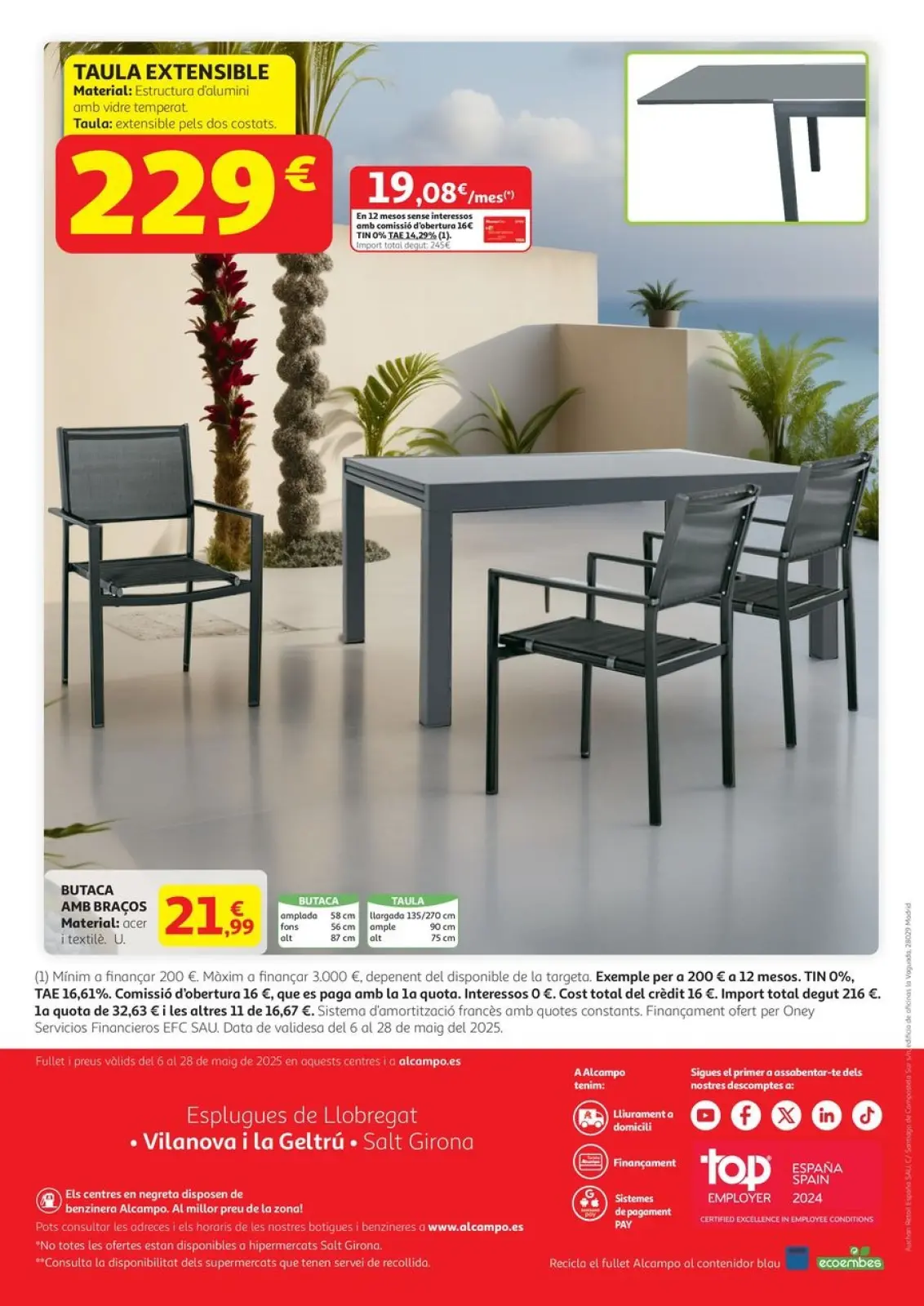 Página 20 en Aire lliure Ofertas en Alcampo España