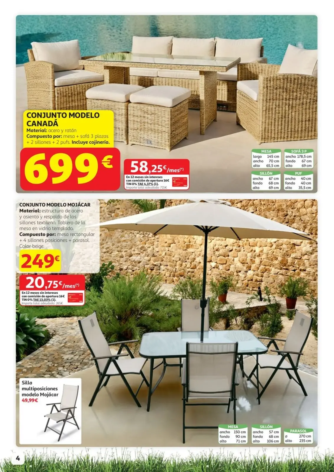 Página 4 en Aire lliure Ofertas en Alcampo España