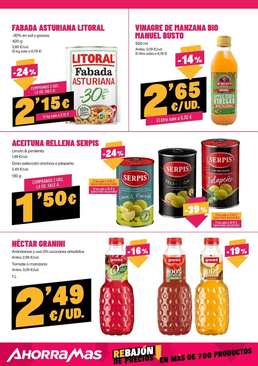 Ofertas de Ahorramas España de 8 a 14 mayo 2025 Rebajón de precios