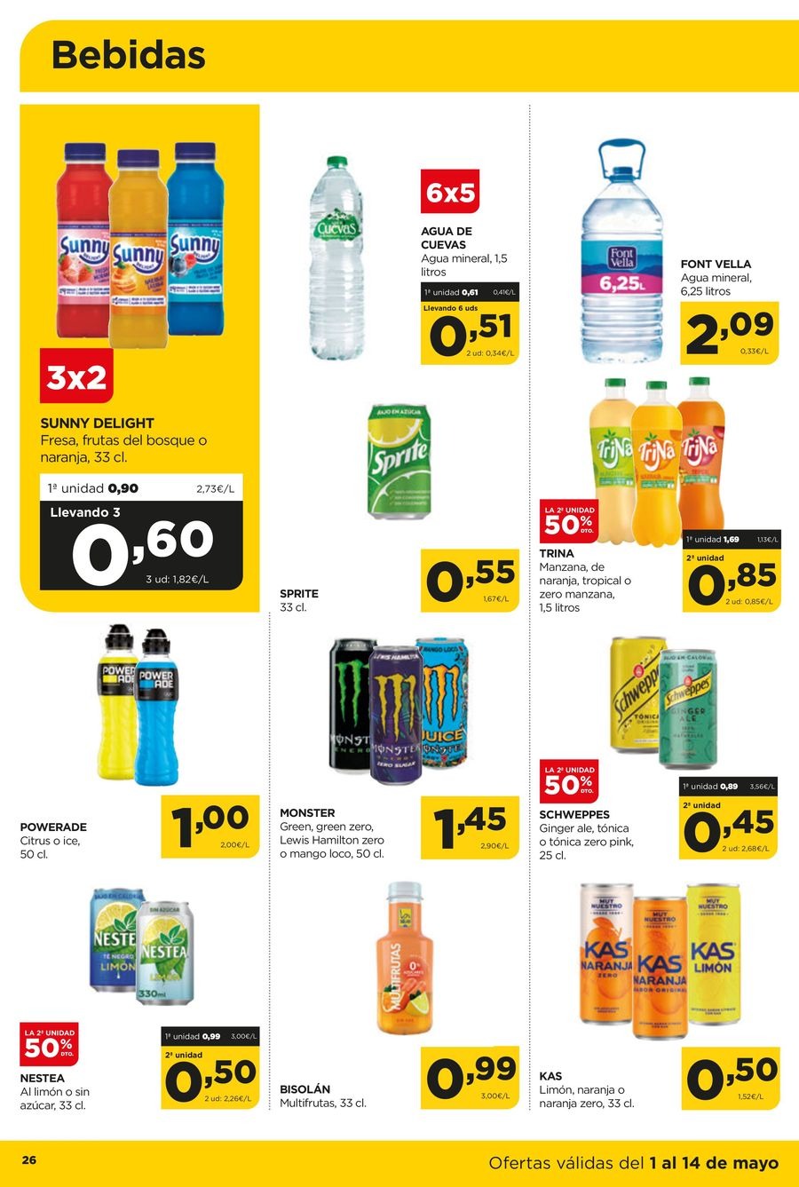 Ofertas de ‎Alimerka Supermercados‎ España de 1 a 14 mayo 2025 Quincenal Ofertas