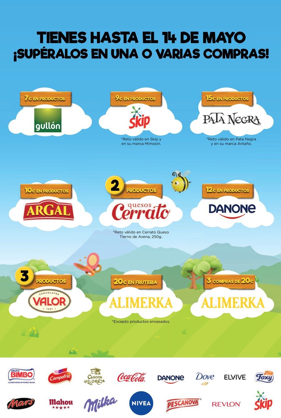 Ofertas de ‎Alimerka Supermercados‎ España de 1 a 14 mayo 2025 Quincenal Ofertas