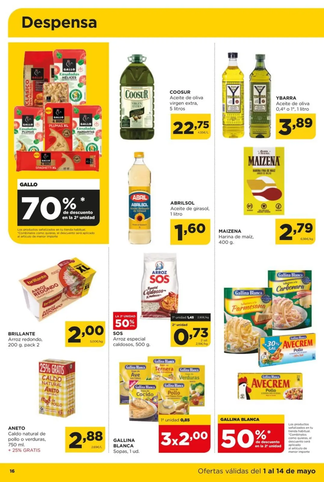 Página 16 en Quincenal Ofertas en ‎Alimerka Supermercados‎ España