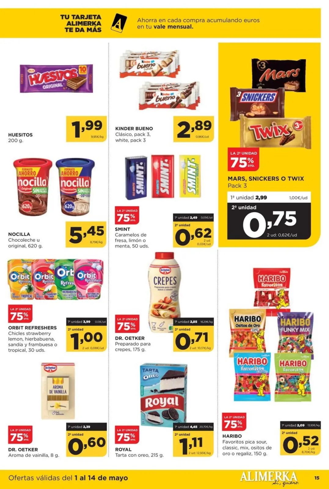 Página 15 en Quincenal Ofertas en ‎Alimerka Supermercados‎ España