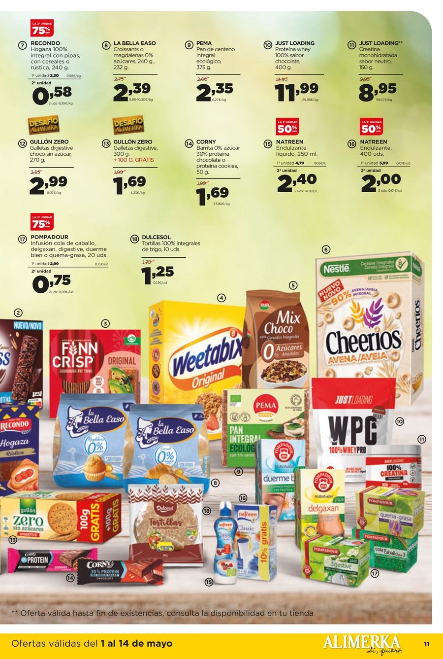 Ofertas de ‎Alimerka Supermercados‎ España de 1 a 14 mayo 2025 Quincenal Ofertas