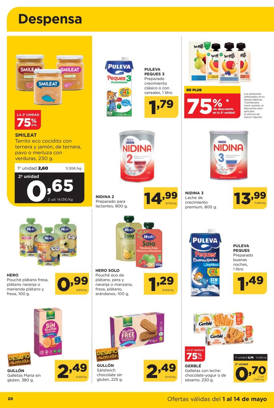 Ofertas de ‎Alimerka Supermercados‎ España de 1 a 14 mayo 2025 Quincenal Ofertas
