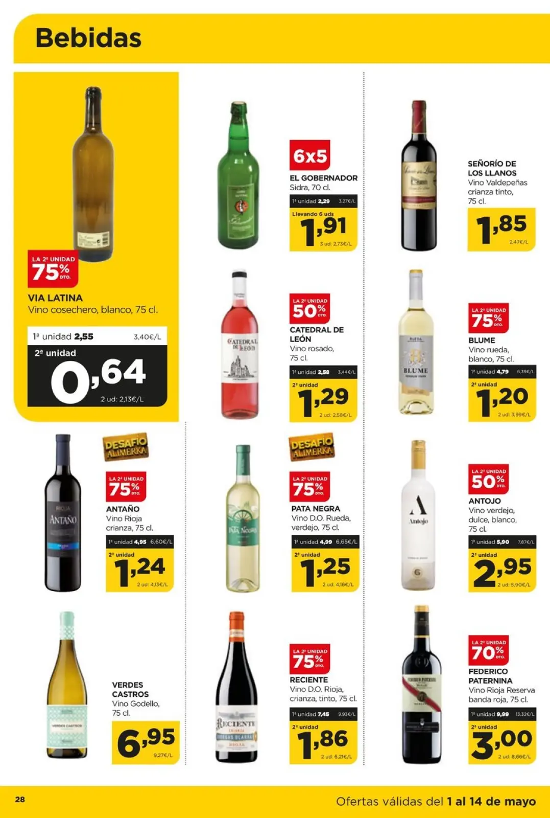 Página 28 en Quincenal Ofertas en ‎Alimerka Supermercados‎ España
