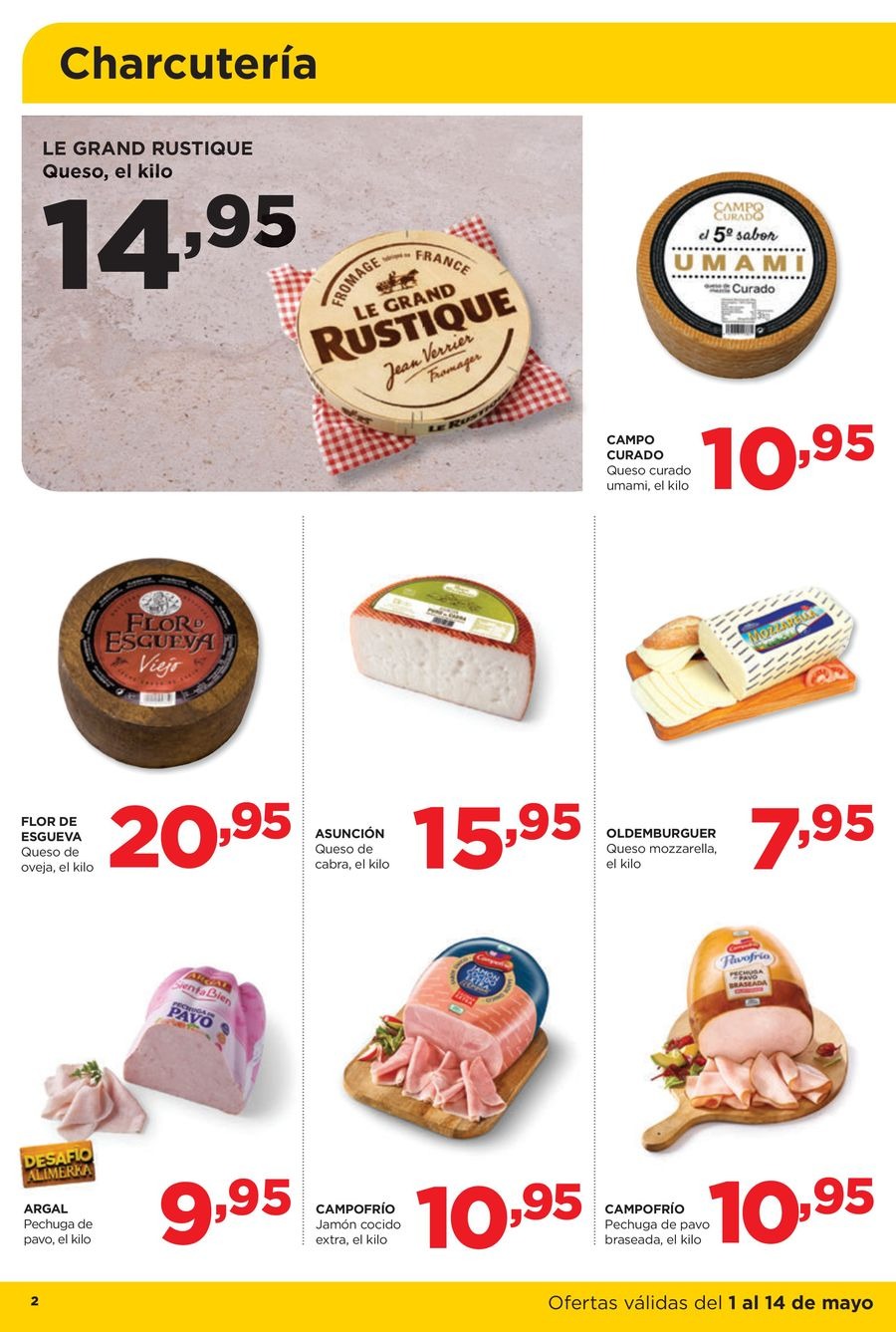 Ofertas de ‎Alimerka Supermercados‎ España de 1 a 14 mayo 2025 Quincenal Ofertas