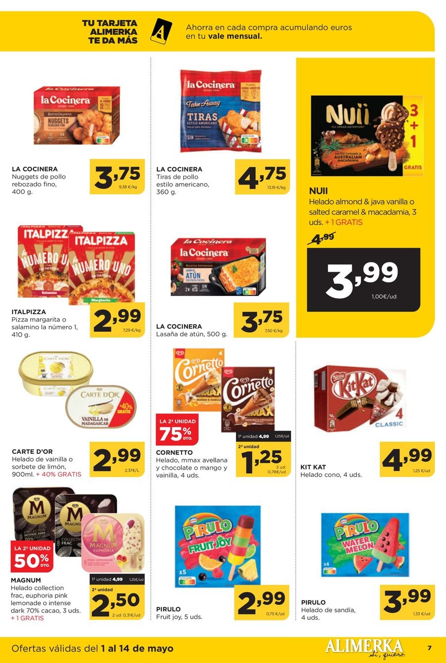Ofertas de ‎Alimerka Supermercados‎ España de 1 a 14 mayo 2025 Quincenal Ofertas