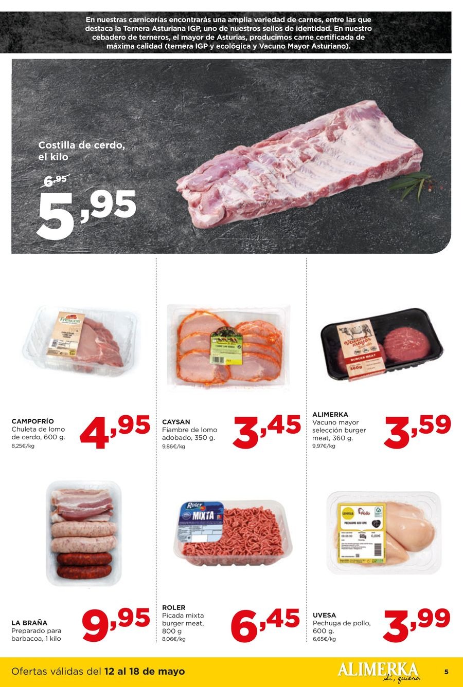 Ofertas de ‎Alimerka Supermercados‎ España de 12 a 18 mayo 2025 ofertas semanales