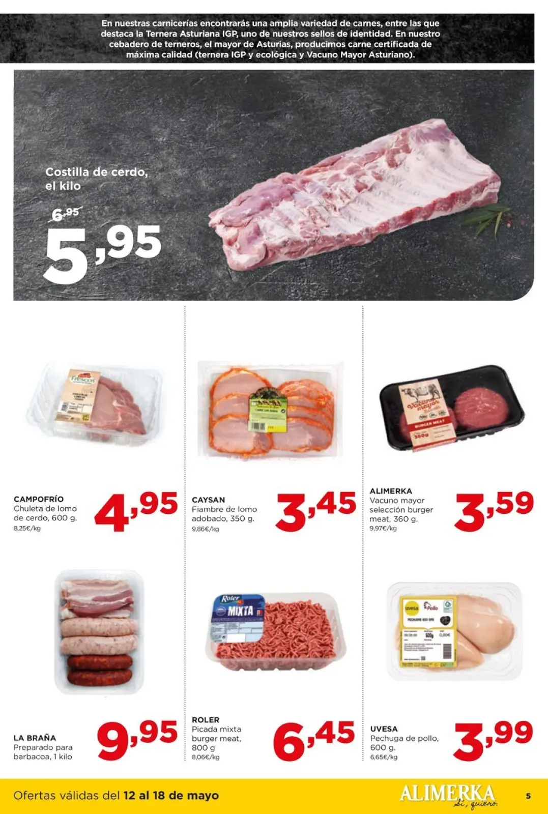 Página 5 en ofertas semanales en ‎Alimerka Supermercados‎ España