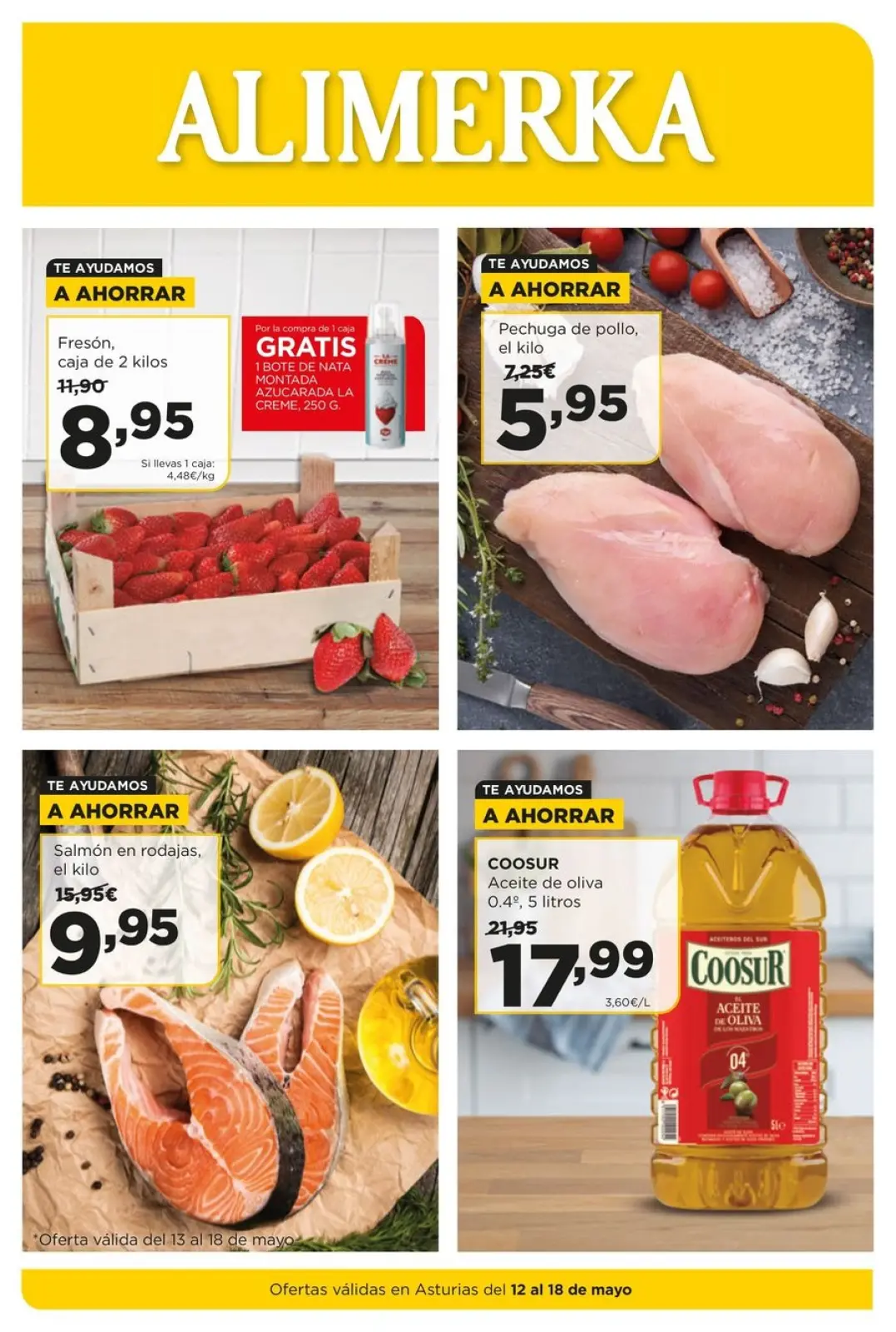 Página 1 en ofertas semanales en ‎Alimerka Supermercados‎ España
