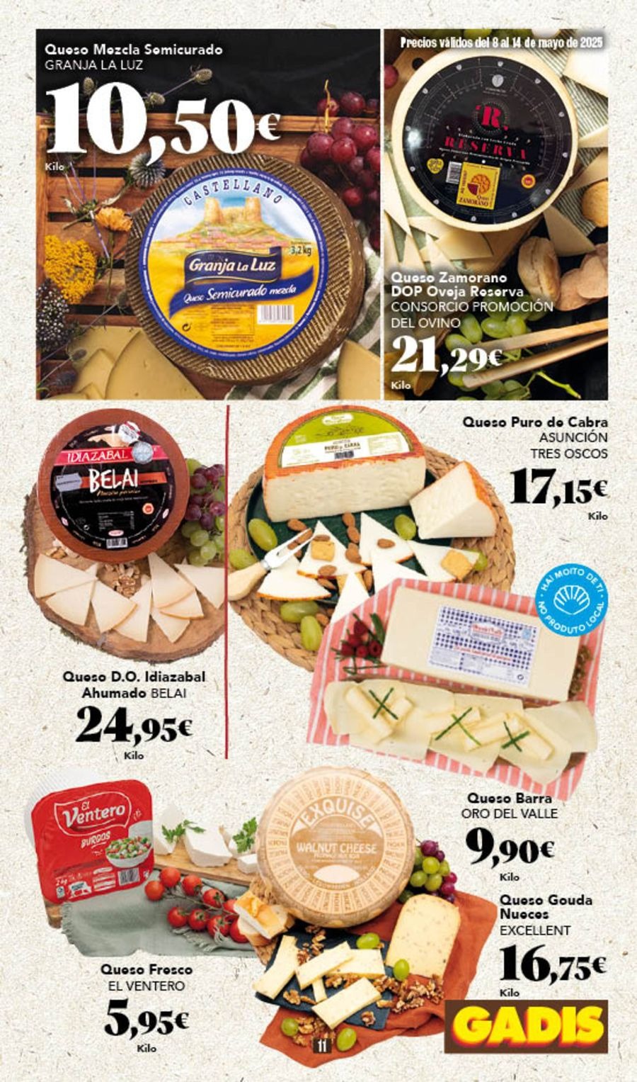 Ofertas de GADIS supermercado España de 8 a 14 mayo 2025 Nuevos precios