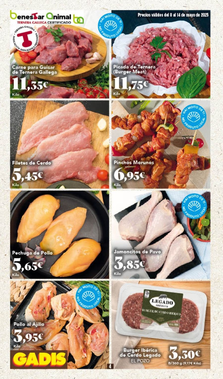 Ofertas de GADIS supermercado España de 8 a 14 mayo 2025 Nuevos precios