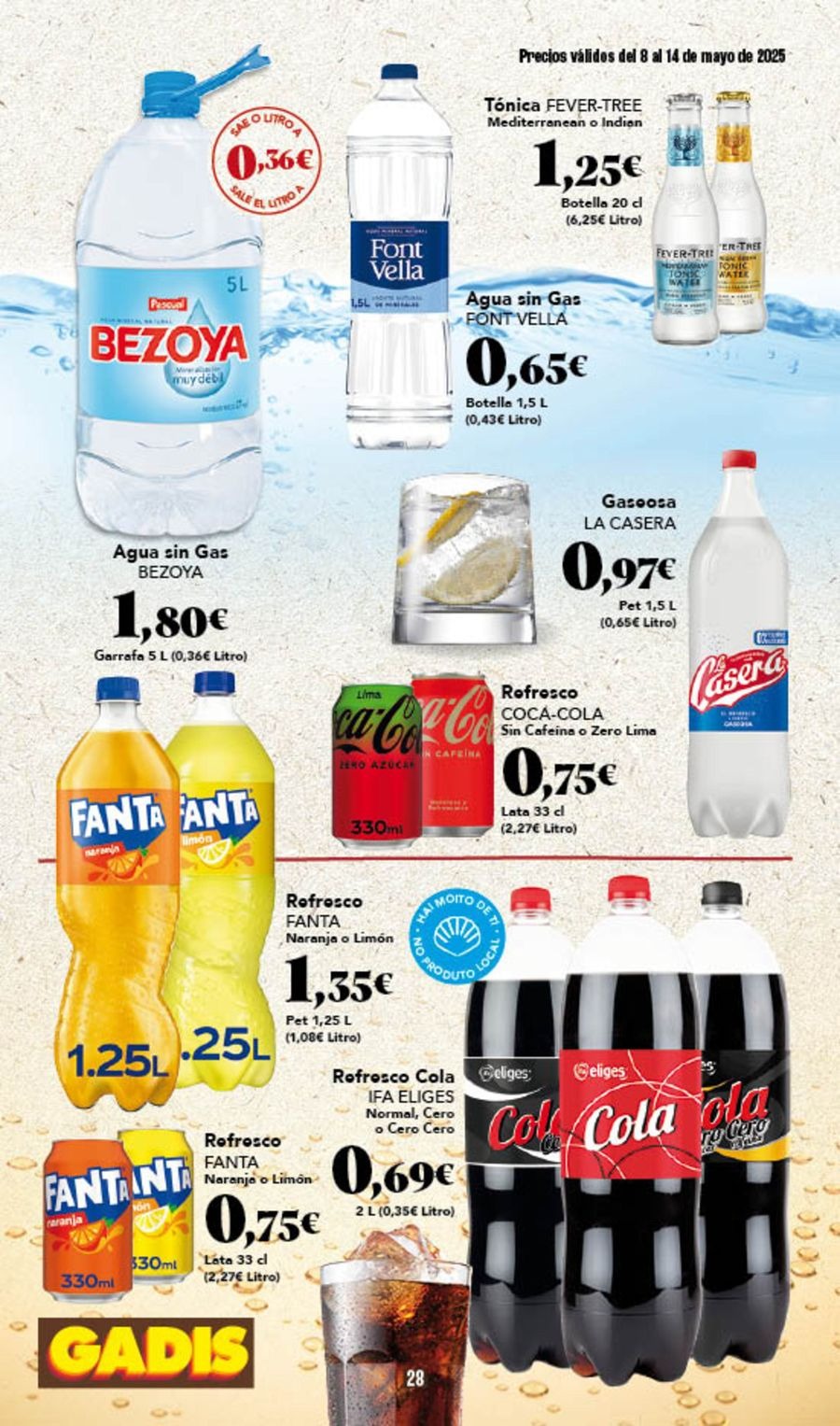 Ofertas de GADIS supermercado España de 8 a 14 mayo 2025 Nuevos precios