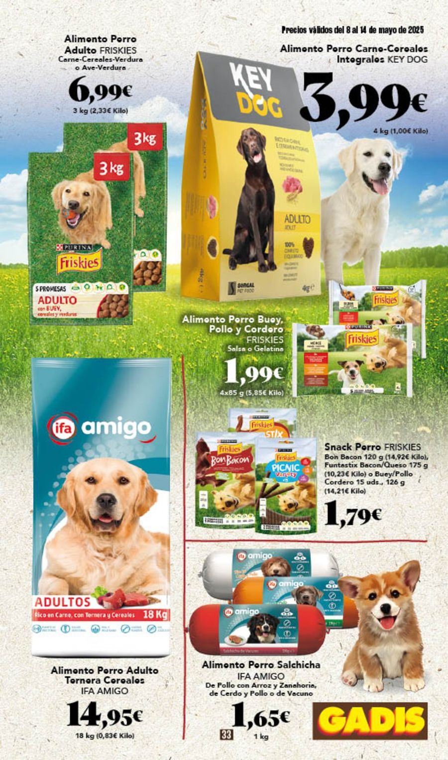 Ofertas de GADIS supermercado España de 8 a 14 mayo 2025 Nuevos precios