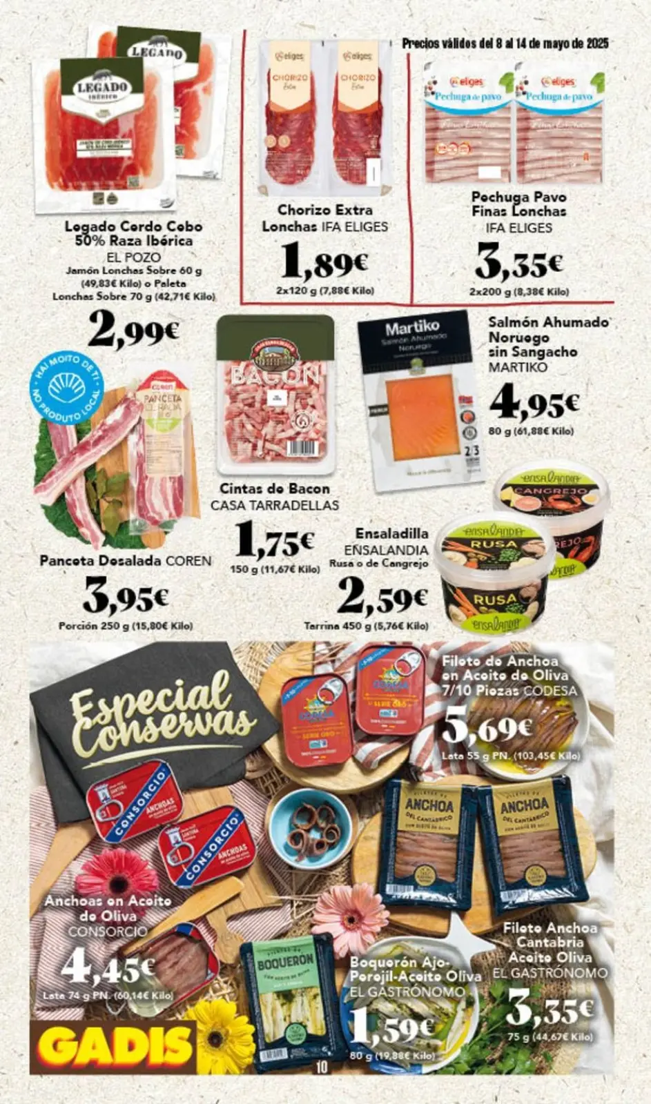 Página 10 en Nuevos precios en GADIS España