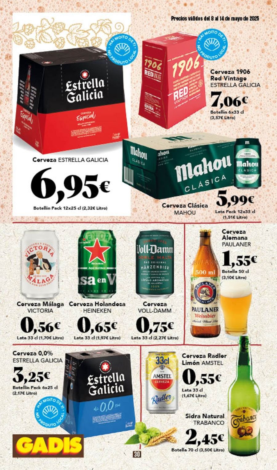 Ofertas de GADIS supermercado España de 8 a 14 mayo 2025 Nuevos precios