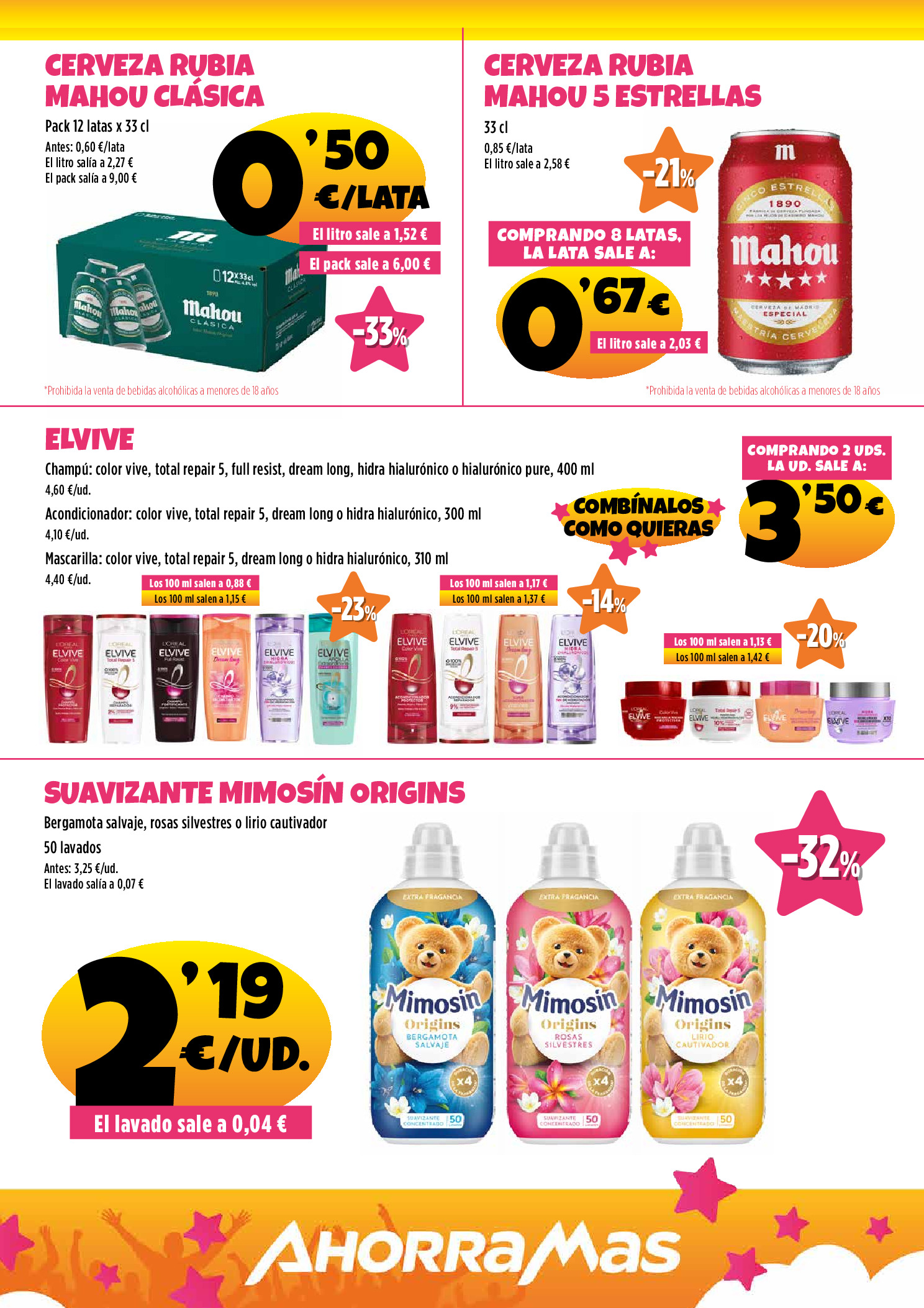 Ofertas de Ahorramas España de 26 junio a 9 julio 2025 Rebajón de precios