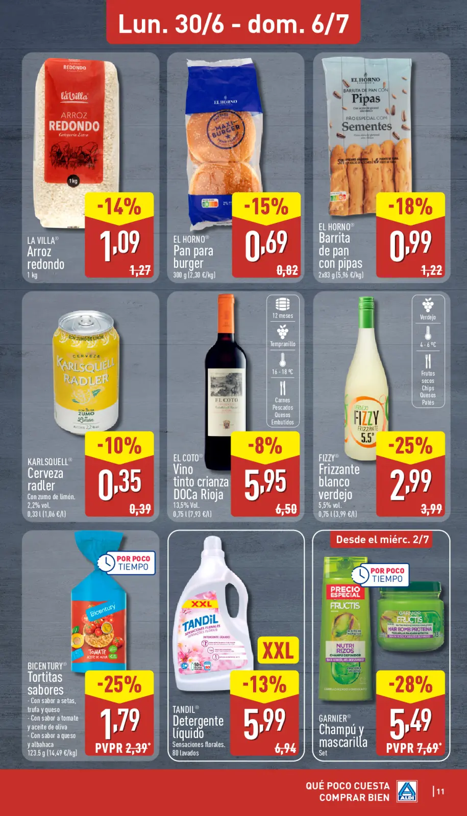 Página 11 en ofertas semanales en ALDI España